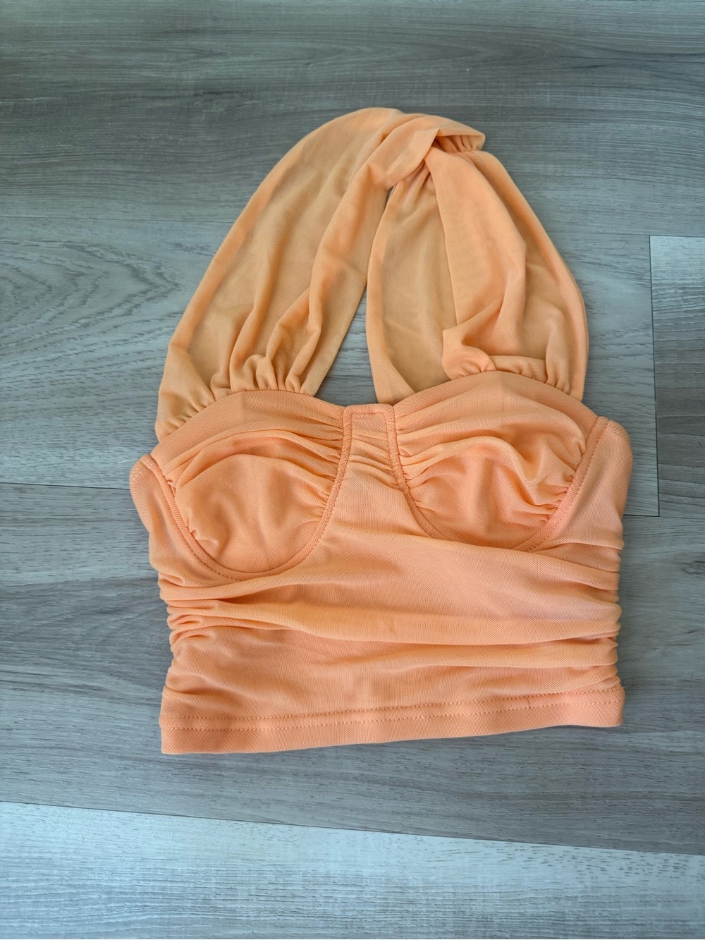 Peach / Orange  Crop Top